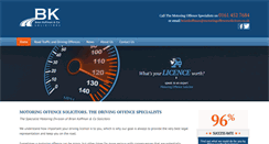 Desktop Screenshot of motoringoffencesolicitors.co.uk